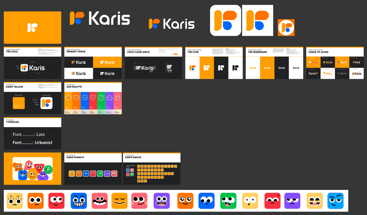 Karis 时期的品牌与官网(两帧动图)