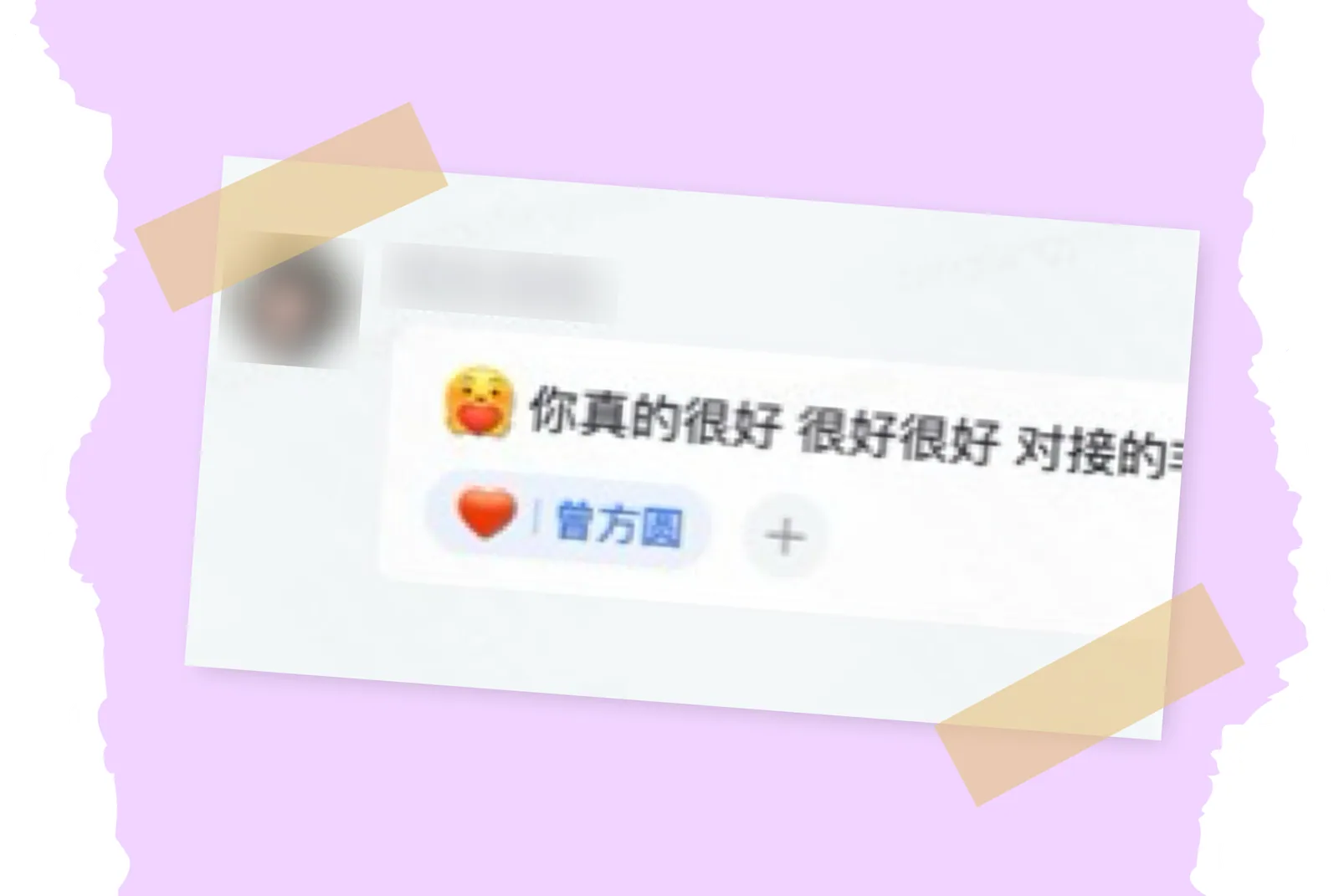 「你真的很好 很好很好」